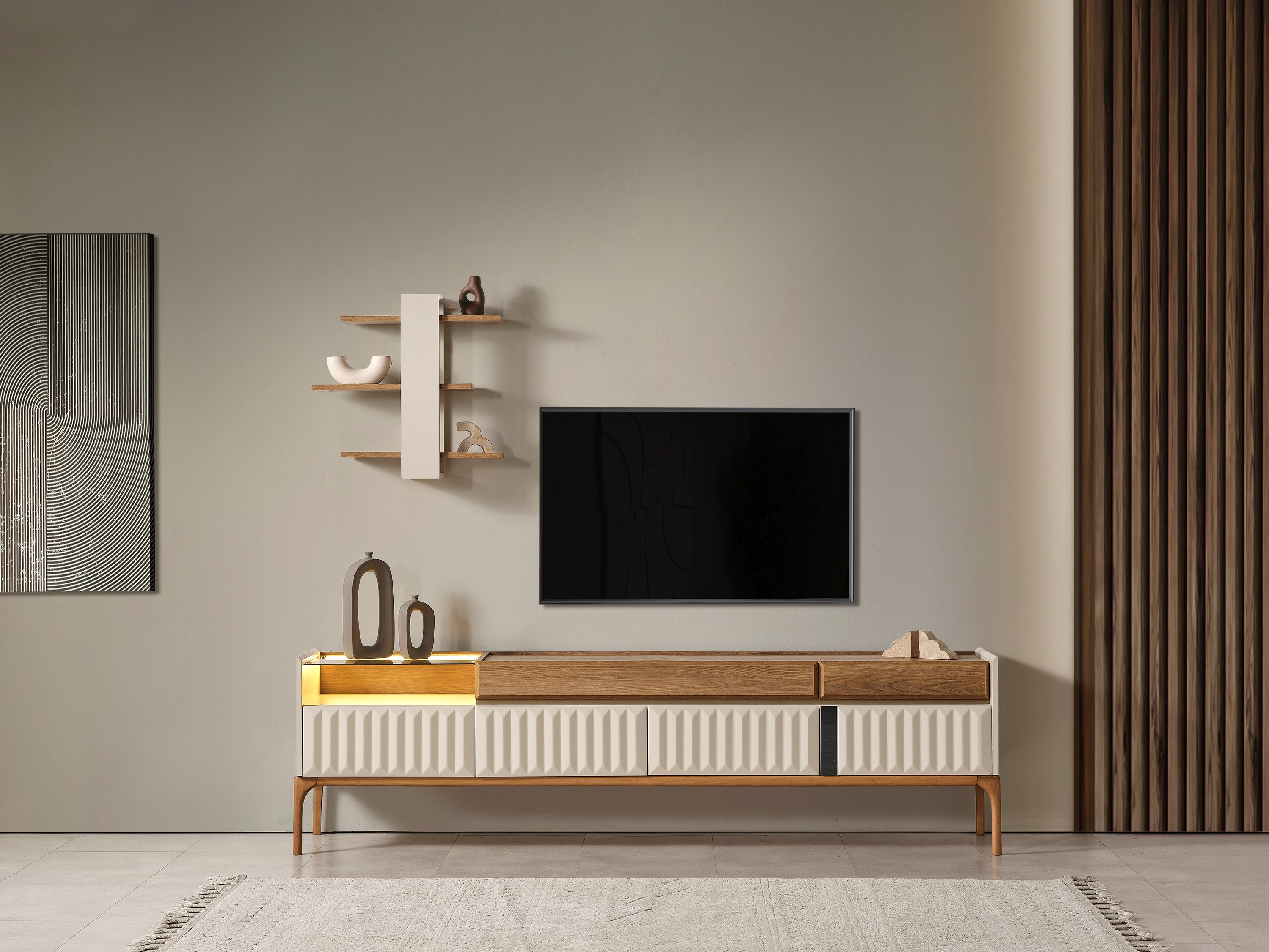 Alfa Raflı Tv Unitesi