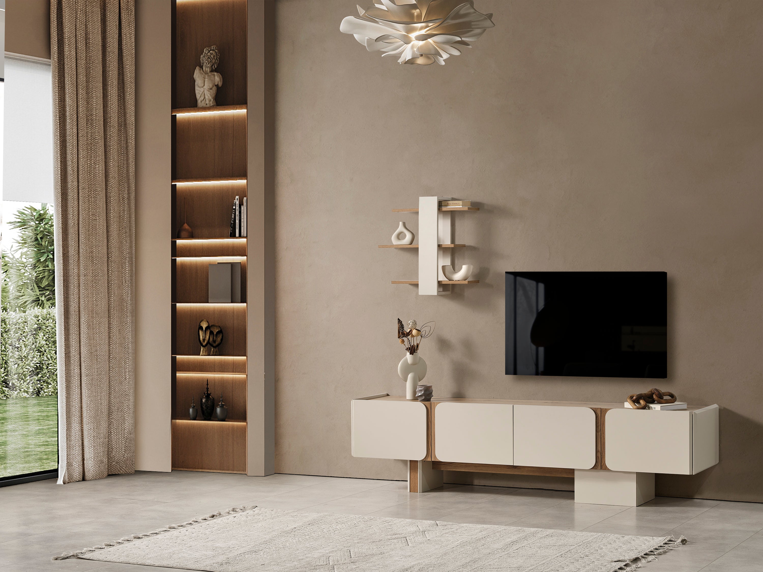 Aura Raflı Tv Unitesi