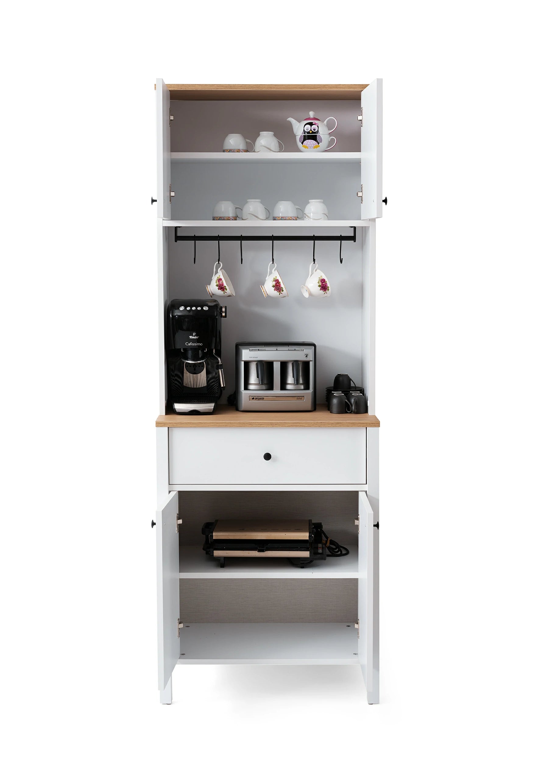 Raflı Çekmeceli Coffee Point