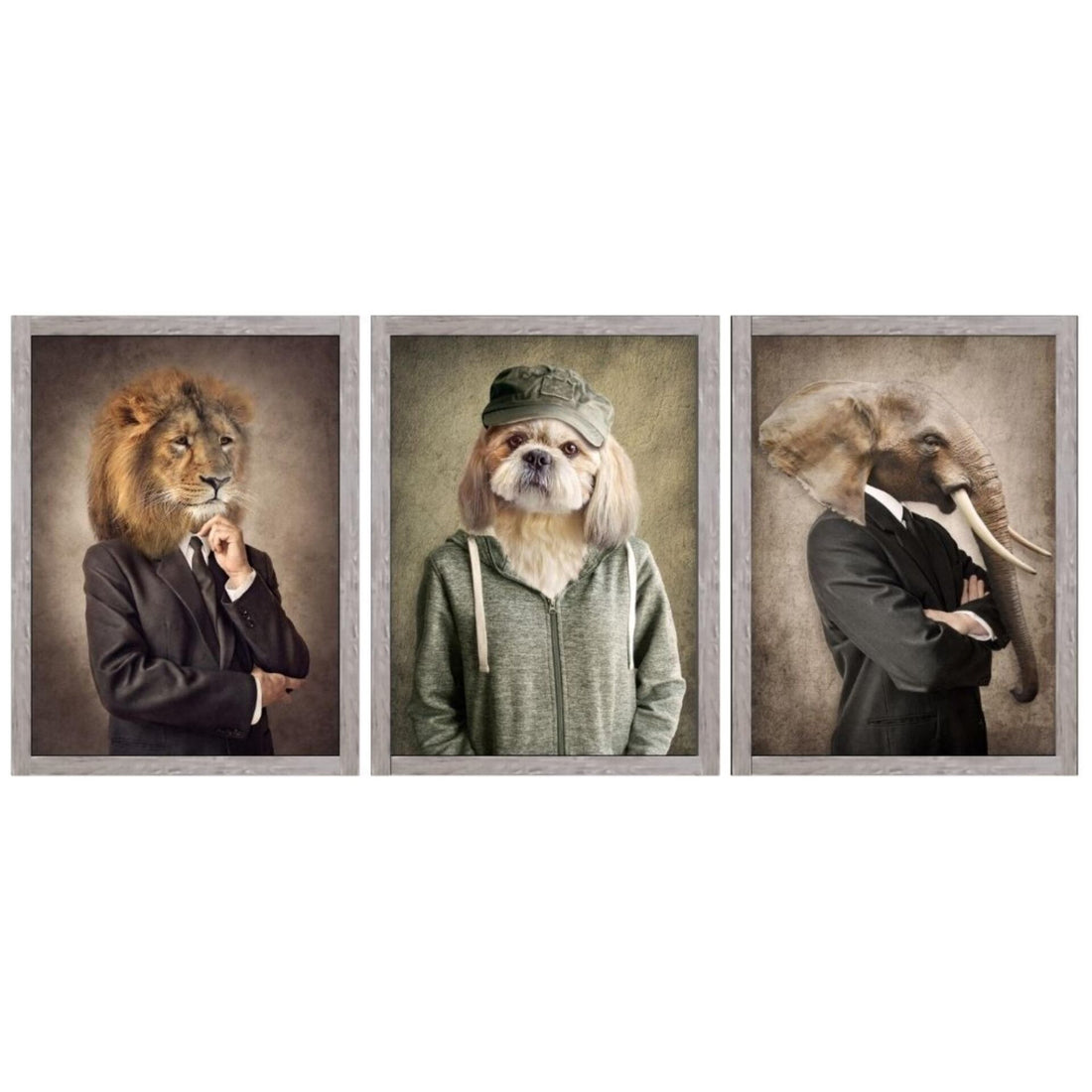 UV 3'lü Set Mr.Animal Tablo