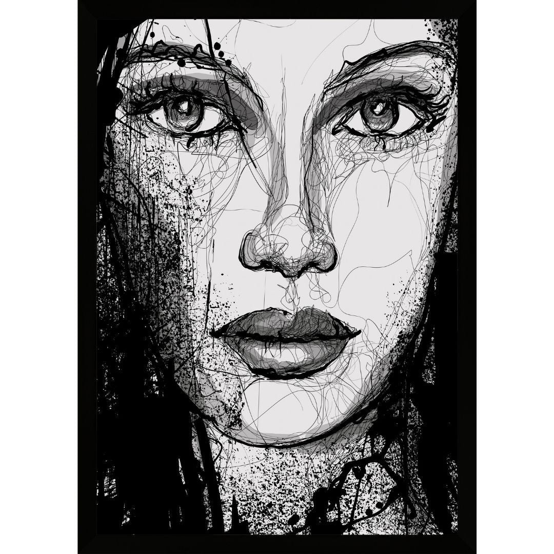 UV Kadın Tablo 75x105cm