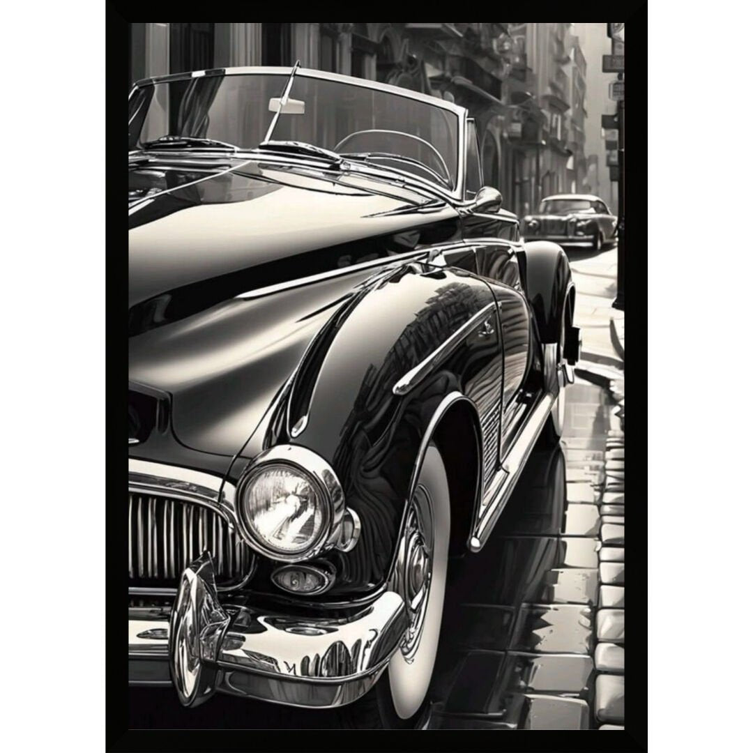 UV Classic Car Painting 60x80cm