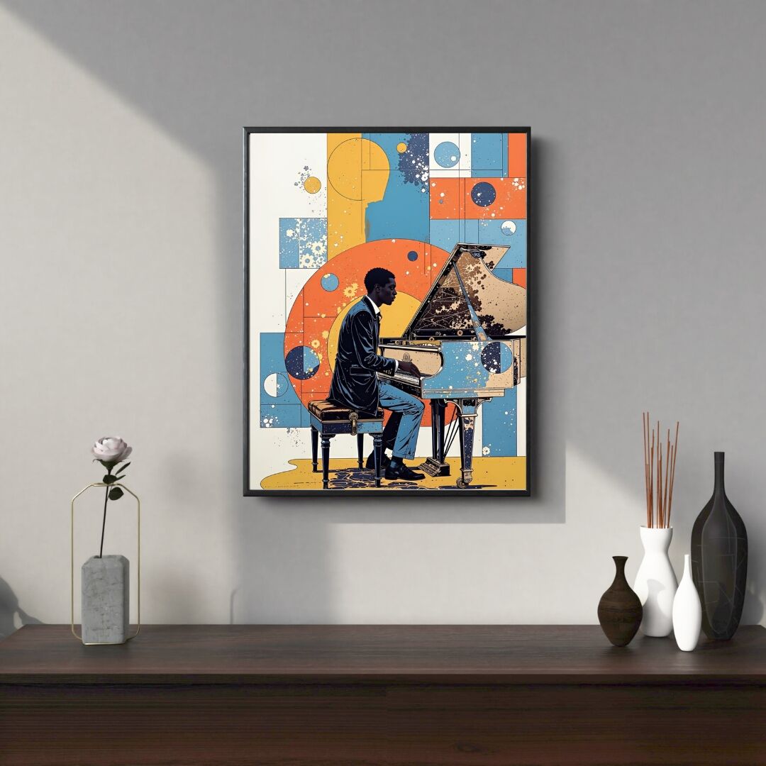UV Piyanist Tablo 60x80cm