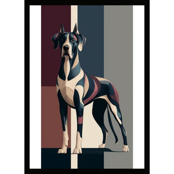 UV Renkli Köpek Tablo